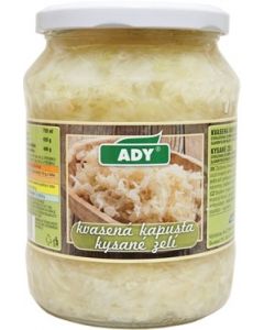 KAPUSTA KVASENA (KYSANE ZELI) 620g ADY (BOX - 8pcs)