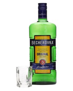 BECHEROVKA 700ML ONE SHOT GLASS ON PACK (MIN ORDER 3PCS)