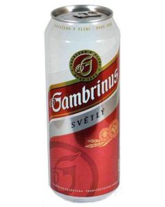 GAMBRINUS CANS 500ML (BOX - 24PCS)