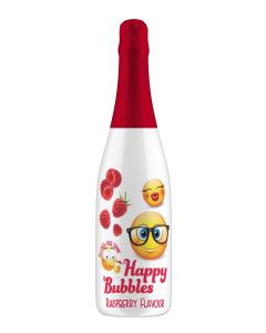 HAPPY BUBBLE RASPBERRY 0.75 LTR (BOX - 6PCS)