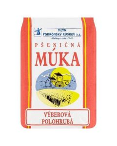 MUKA POLOHRUBA VYBEROVA 1KG MLYN POHRONSKY RUSKOV (RED) (BOX - 10PCS)