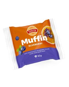 SEDITA MUFFIN BLUEBERRY 43G (BOX - 18)