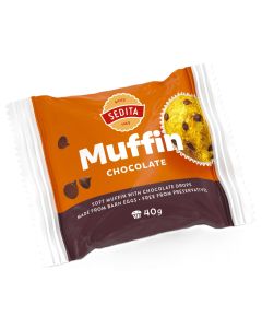 SEDITA MUFFIN CHOCOLATE 40G (BOX - 18)