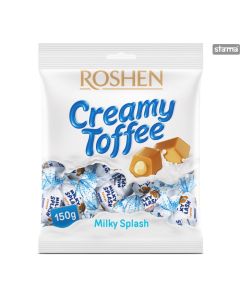 CUKRIKY MILKY SPLASH KARAMELKY 150g ROSHEN (BOX-12PCS)