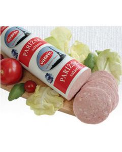 VIJOFEL SALAMA PARIZSKA - cca 1600g /parizer (per kilo )
