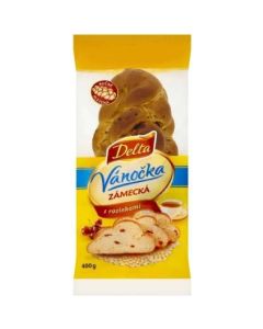 VIANOCKA S ROZINKAMI 400G DELTA (BOX - 5PCS)