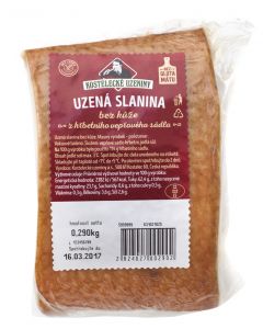 UZENA SLANINA Bez Koze cca 250g KOSTELEC ( min order 3 kg)