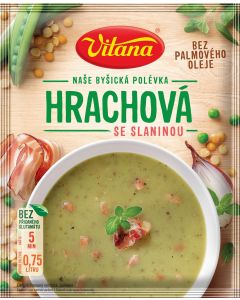 HRACHOVA POLEVKA SE SLANINOU 72g VITANA (BOX - 23pcs)