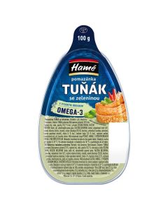 TUNAK SO ZELENINOU POMAZANKA 100G HAME (BOX-16PCS)